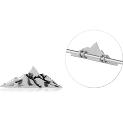 SURGICAL STEEL GRADE 316L ADJUSTABLE SLIDING CHARM FOR INDUSTRIAL BARBELL