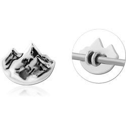 SURGICAL STEEL GRADE 316L ADJUSTABLE SLIDING CHARM FOR INDUSTRIAL BARBELL