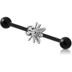 BIOFLEX® INDUSTRIAL BARBELL ADJUSTABLE SLIDING CHARM WITH BIOFLEX® BALLS