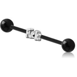 BIOFLEX® INDUSTRIAL BARBELL ADJUSTABLE SLIDING CHARM WITH BIOFLEX® BALLS