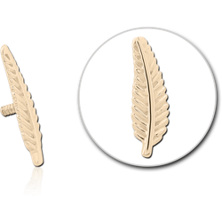 14 KARAT GOLD YELLOW FOR 1.2MM INTERNALLY THREADED PINS