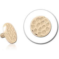 14 KARAT GOLD YELLOW FOR 1.2MM INTERNALLY THREADED PINS