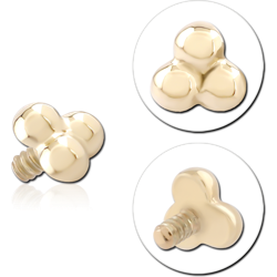 14 KARAT GOLD YELLOW FOR 1.2MM INTERNALLY THREADED PINS