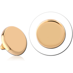 14 KARAT GOLD YELLOW ATTACHMENT FOR 1.2MM INTERNALLY THREADED PINS