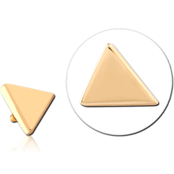 14 KARAT GOLD YELLOW ATTACHMENT FOR 1.2MM INTERNALLY THREADED PINS