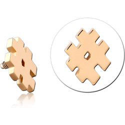 14 KARAT GOLD YELLOW FOR 1.2MM INTERNALLY THREADED PINS