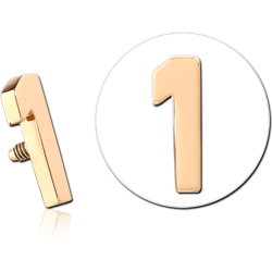 14 KARAT GOLD YELLOW FOR 1.2MM INTERNALLY THREADED PINS