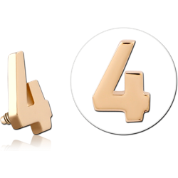 14 KARAT GOLD YELLOW FOR 1.2MM INTERNALLY THREADED PINS