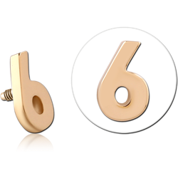 14 KARAT GOLD YELLOW FOR 1.2MM INTERNALLY THREADED PINS