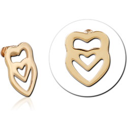 9 KARAT GOLD YELLOW FOR 1.2MM INTERNALLY THREADED PINS