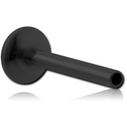 BLACK PVD SURGICAL STEEL GRADE 316L INTERNALLY THREADED LABRET PIN