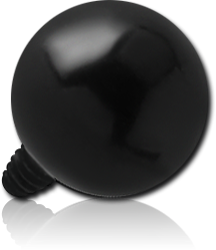 BLACK PVD COATED TITANIUM ALLOY BALL FOR 1.6MM INTERNALLY THREADED PINS