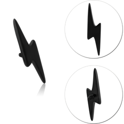 BLACK PVD COATED TITANIUM ALLOY MICRO ATTACHMENT FOR 1.2MM INTERNALLY THREADED PINS