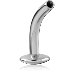 SURGICAL STEEL GRADE 316L INTERNALLY THREADED CURVED LABRET PIN