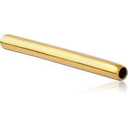 GOLD PVD COATED SURGICAL STEEL GRADE 316L INTERNALLY THREADED BARBELL PIN