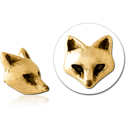 GOLD PVD COATED SURGICAL STEEL GRADE 316L MICRO ATTACHMENT FOR 1.2MM INTERNALLY THREADED PINS