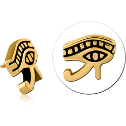 GOLD PVD COATED SURGICAL STEEL GRADE 316L MICRO ATTACHMENT FOR 1.2MM INTERNALLY THREADED PINS