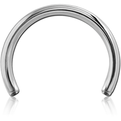 SURGICAL STEEL GRADE 316L INTERNALLY THREADED MICRO MICRO CIRCULAR BARBELL PIN