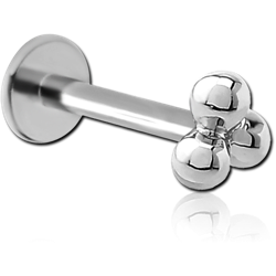 SURGICAL STEEL GRADE 316L INTERNALLY THREADED MICRO LABRET
