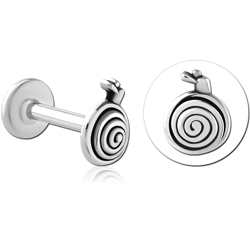 SURGICAL STEEL GRADE 316L INTERNALLY THREADED MICRO LABRET