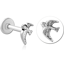 SURGICAL STEEL GRADE 316L INTERNALLY THREADED MICRO LABRET