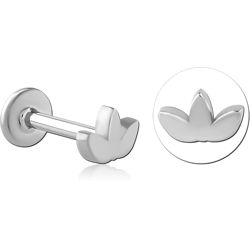 SURGICAL STEEL GRADE 316L INTERNALLY THREADED MICRO LABRET