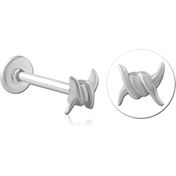 SURGICAL STEEL GRADE 316L INTERNALLY THREADED MICRO LABRET