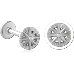 SURGICAL STEEL GRADE 316L INTERNALLY THREADED MICRO LABRET