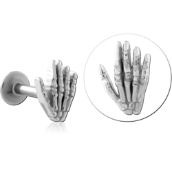 SURGICAL STEEL GRADE 316L INTERNALLY THREADED MICRO LABRET