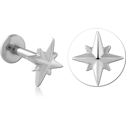 SURGICAL STEEL GRADE 316L INTERNALLY THREADED MICRO LABRET