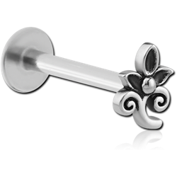 SURGICAL STEEL GRADE 316L INTERNALLY THREADED MICRO LABRET