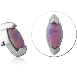 SURGICAL STEEL GRADE 316L SYNTHETIC OPALMICRO ATTACHMENT FOR 1.2MM INTERNALLY THREADED PINS