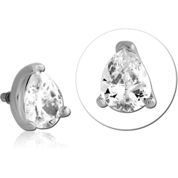 SURGICAL STEEL GRADE 316L JEWELED MICRO ATTACHMENT FOR 1.2MM INTERNALLY THREADED PINS