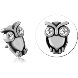 SURGICAL STEEL GRADE 316L JEWELED MICRO ATTACHMENT FOR 1.2MM INTERNALLY THREADED PINS