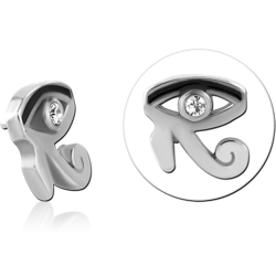 SURGICAL STEEL GRADE 316L JEWELED MICRO ATTACHMENT FOR 1.2MM INTERNALLY THREADED PINS