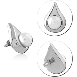 SURGICAL STEEL GRADE 316L JEWELED MICRO ATTACHMENT FOR 1.2MM INTERNALLY THREADED PINS