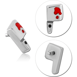 SURGICAL STEEL GRADE 316L MICRO ATTACHMENT WITH ENAMEL FOR 1.2MM INTERNALLY THREADED PINS