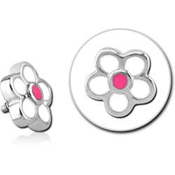 SURGICAL STEEL GRADE 316L FLOWER FOR 1.2MM INTERNALLY THREADED PINS