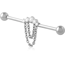 TITANIUM ALLOY INTERNALLY THREADED INDUSTRIAL BARBELL