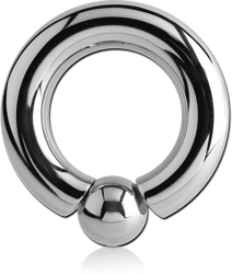 TITANIUM ALLOY INTERNALLY SCREW ON BALL CLOSURE RING