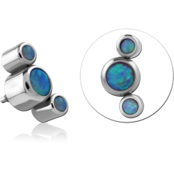 TITANIUM ALLOY MICRO JEWELED ATTACHMENT FOR 1.2MM INTERNALLY THREADED PINS