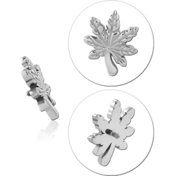 TITANIUM ALLOY MICRO ATTACHMENT FOR 1.2 MM INTERNALLY THREADED PINS-MAPLE LEAF