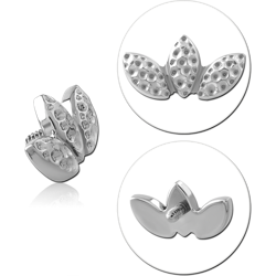 TITANIUM ALLOY MICRO ATTACHMENT FOR 1.2 MM INTERNALLY THREADED PINS-HAMMERING 3 LEAF