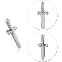 TITANIUM ALLOY MICRO ATTACHMENT FOR 1.2 MM INTERNALLY THREADED PINS-SWORD