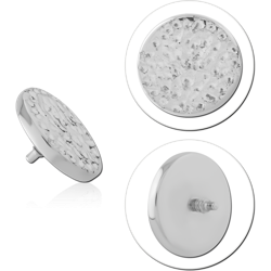 TITANIUM ALLOY MICRO ATTACHMENT FOR 1.2 MM INTERNALLY THREADED PINS - ROUND