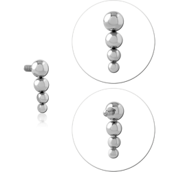 TITANIUM ALLOY MICRO ATTACHMENT FOR 1.2MM INTERNALLY THREADED PINS