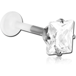 BIOFLEX® INTERNAL LABRET WITH JEWELED SURGICAL STEEL GRADE 316L ATTACHMENT