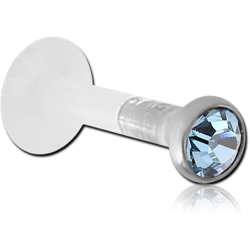 BIOFLEX® INTERNAL LABRET WITH SURGICAL STEEL GRADE 316L JEWELED DISC