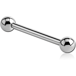 STERILE SURGICAL STEEL GRADE 316L INTERNALLY THREADED BARBELL