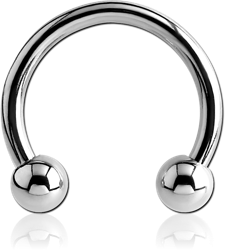 STERILE SURGICAL STEEL GRADE 316L INTERNALLY THREADED CIRCULAR BARBELL